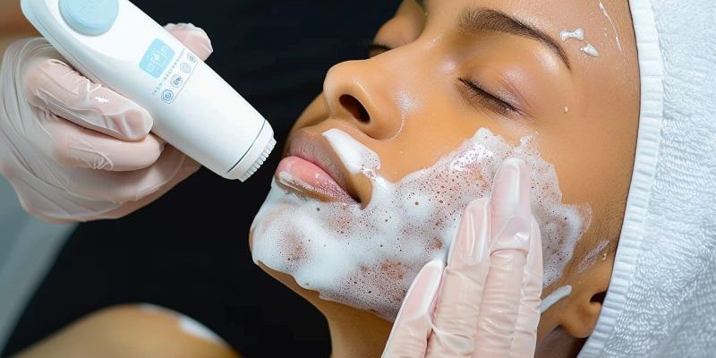 Use a face exfoliator to remove dead skin and replenish your facial glow.