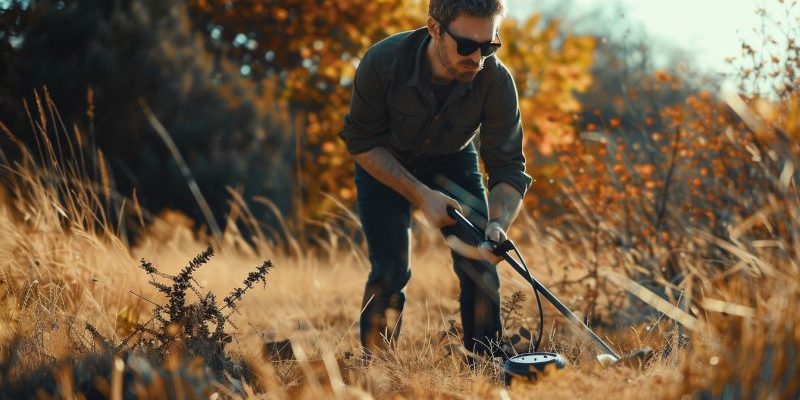 Possibly strike riches with a metal detector in your outdoors adventures.