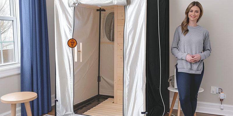 Enjoy the benefits of a sauna with your own personal, portable sauna setup.