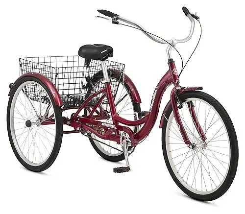 Schwinn Meridian Adult Tricycle Bike, Mens and Womens