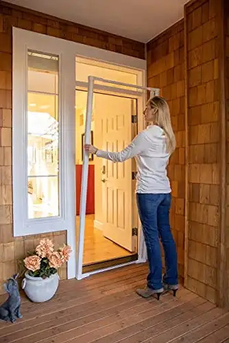 Genius COOL Retractable Screen Doors for Single Door