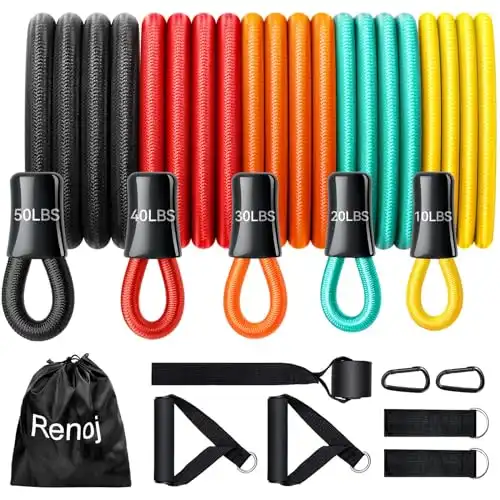 Renoj Resistance Exercise Bands with Handles